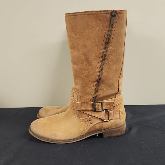 Gianni Bini Leather Boots 9M - Picture 2 of 15
